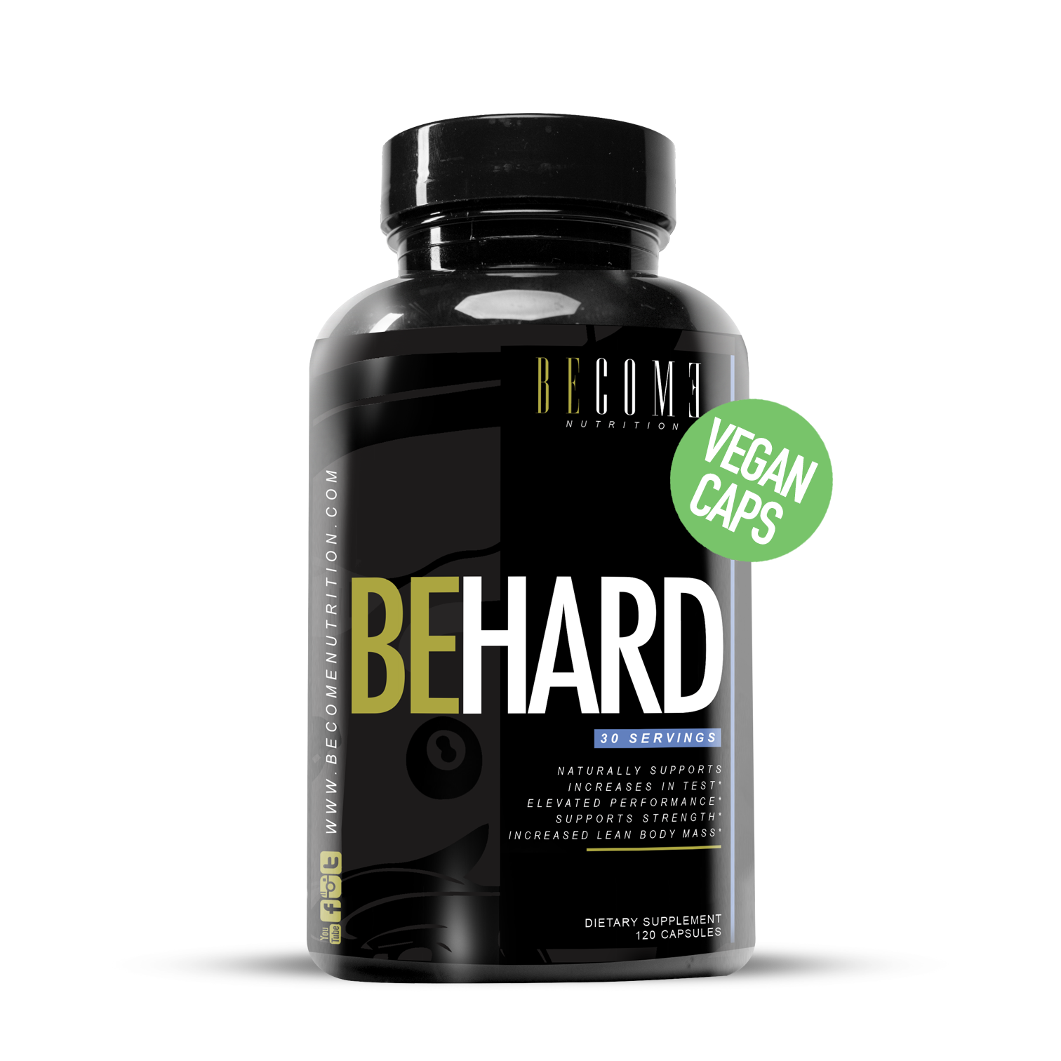 Be Hard | Test Booster Vegan Caps